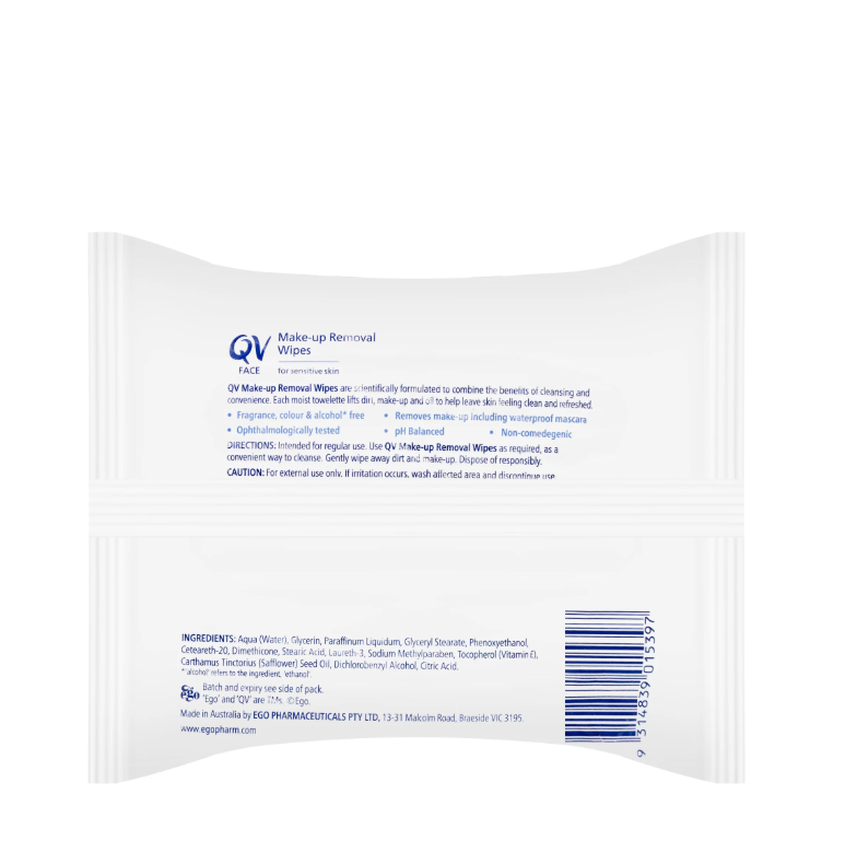 Qv Face Makeup Removal Wipes