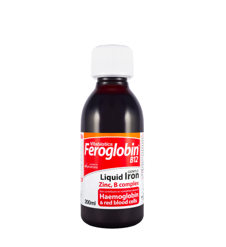 Vitabiotics Feroglobin Gentle Liquid Iron with Vitamin B12  200ml
