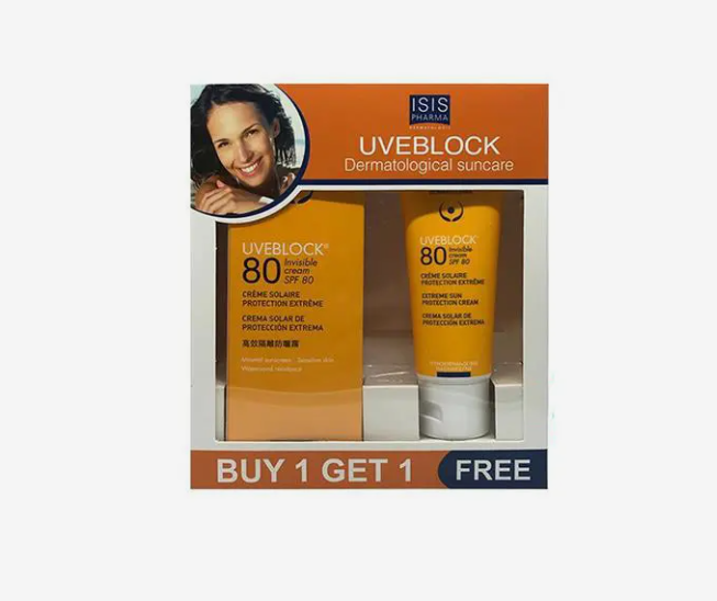 ISISPharma UVEBLOCK SPF80 Tinted Cream (1+1)