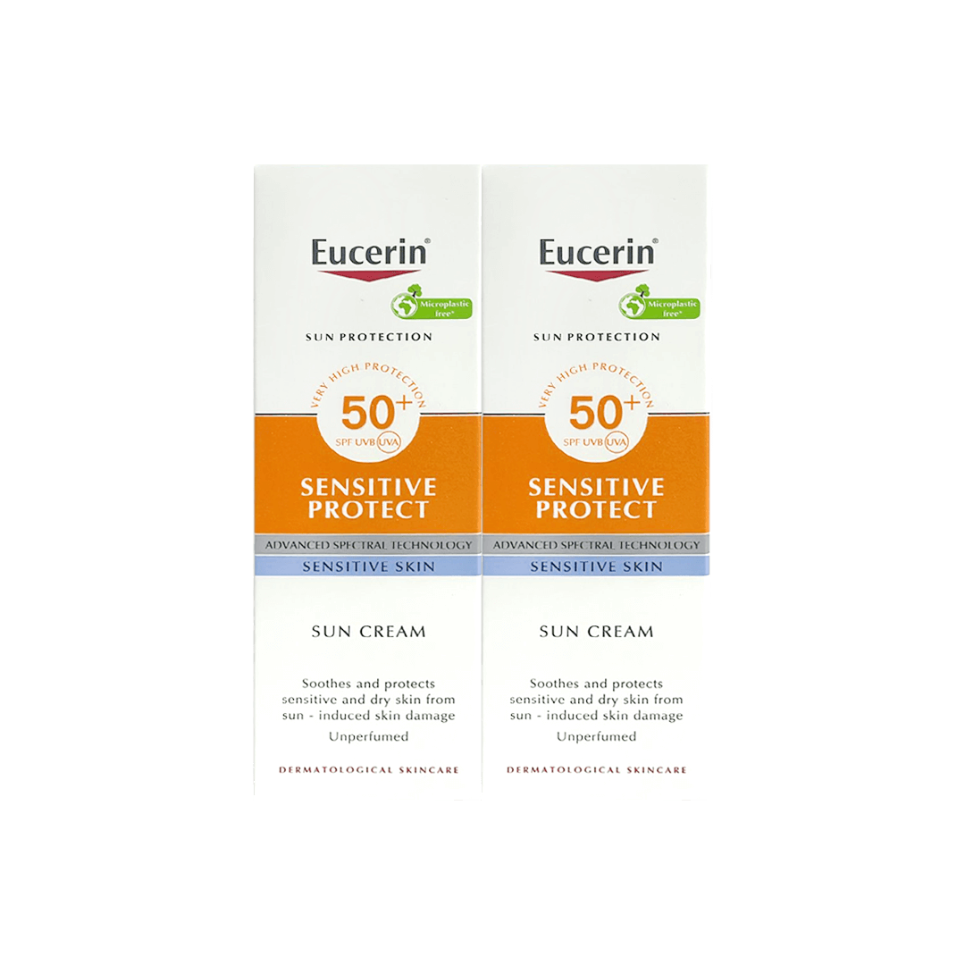 يوسرين كريم الحماية من الشمس للبشرة الحساسة 50 مل (1+1)