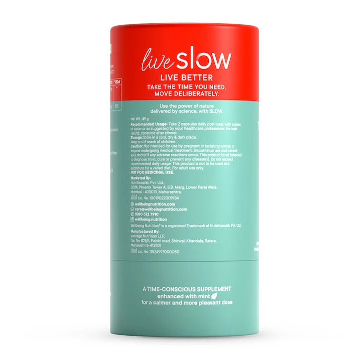 Wellbeing Nutrition Slow Triple Magnesium Complex 60 Capsules