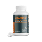 Bronson Vitamin K2 200mcg Bone & Cardiovascular Support 60 Veg Tablets