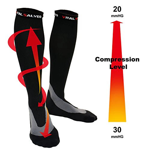 Vital Salveo Ankle Compression Calf Socks - Medium