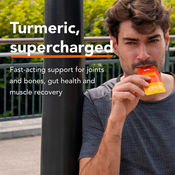 Zooki Turmeric Tangerine Liquid Supplement 750mg 14 Sachets