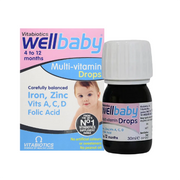 Vitabiotics Well Baby Multi Vitamin Drops Natural Orange Flavor 30ml