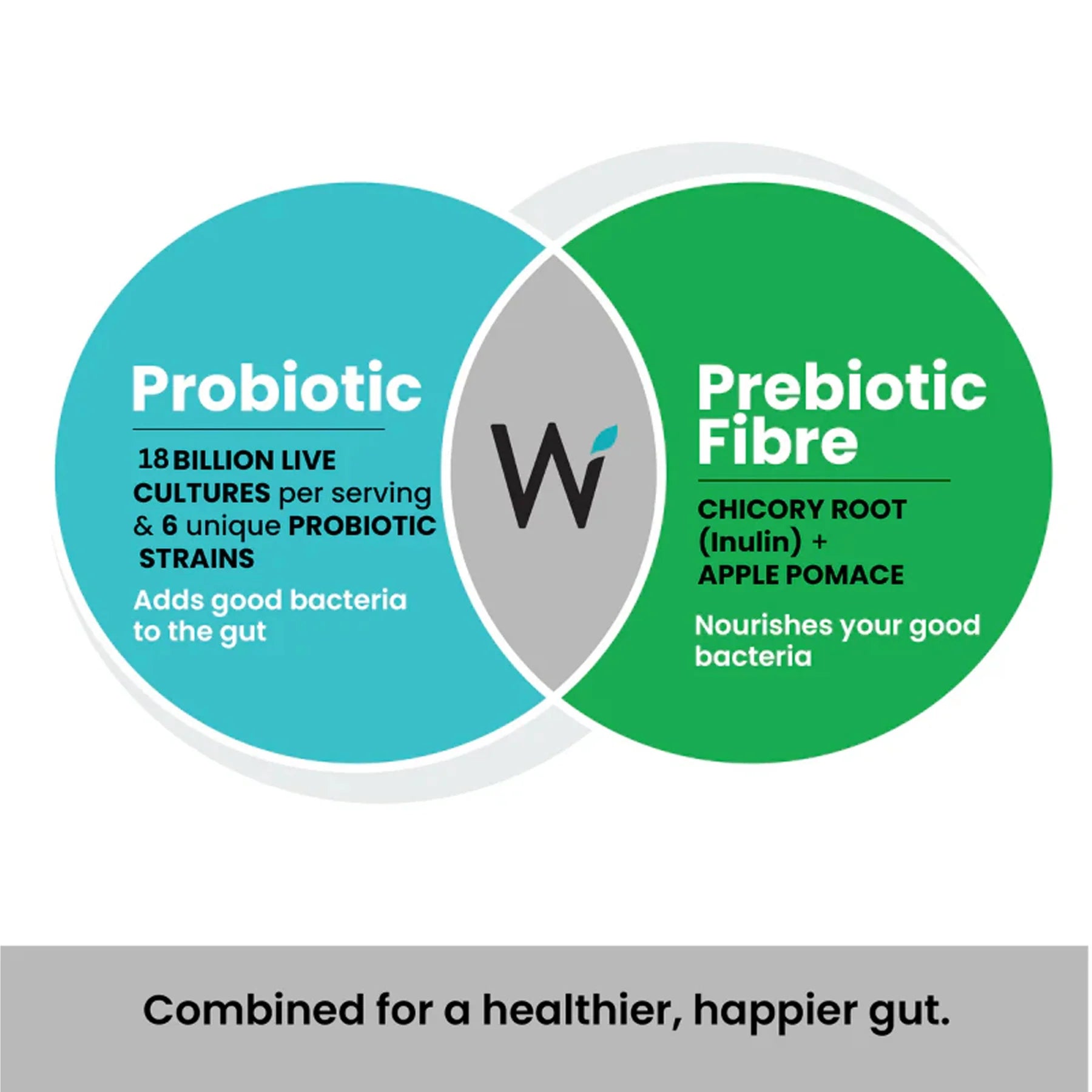 Wellbeing Nutrition Probiotic + Prebiotic Fiber 21 Effervescent Tablets