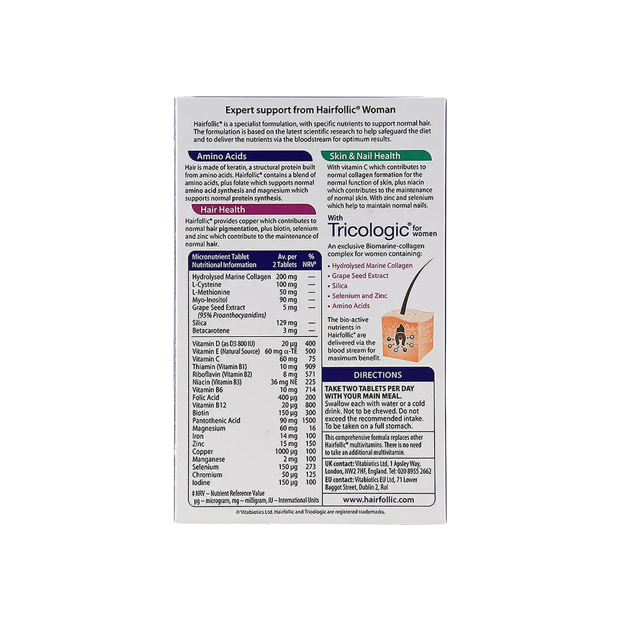 Wellwoman Hair Follic - 60 tablets