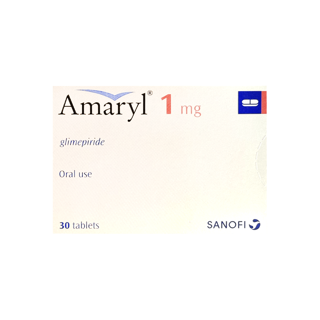 Amaryl 1mg 30 Tablets