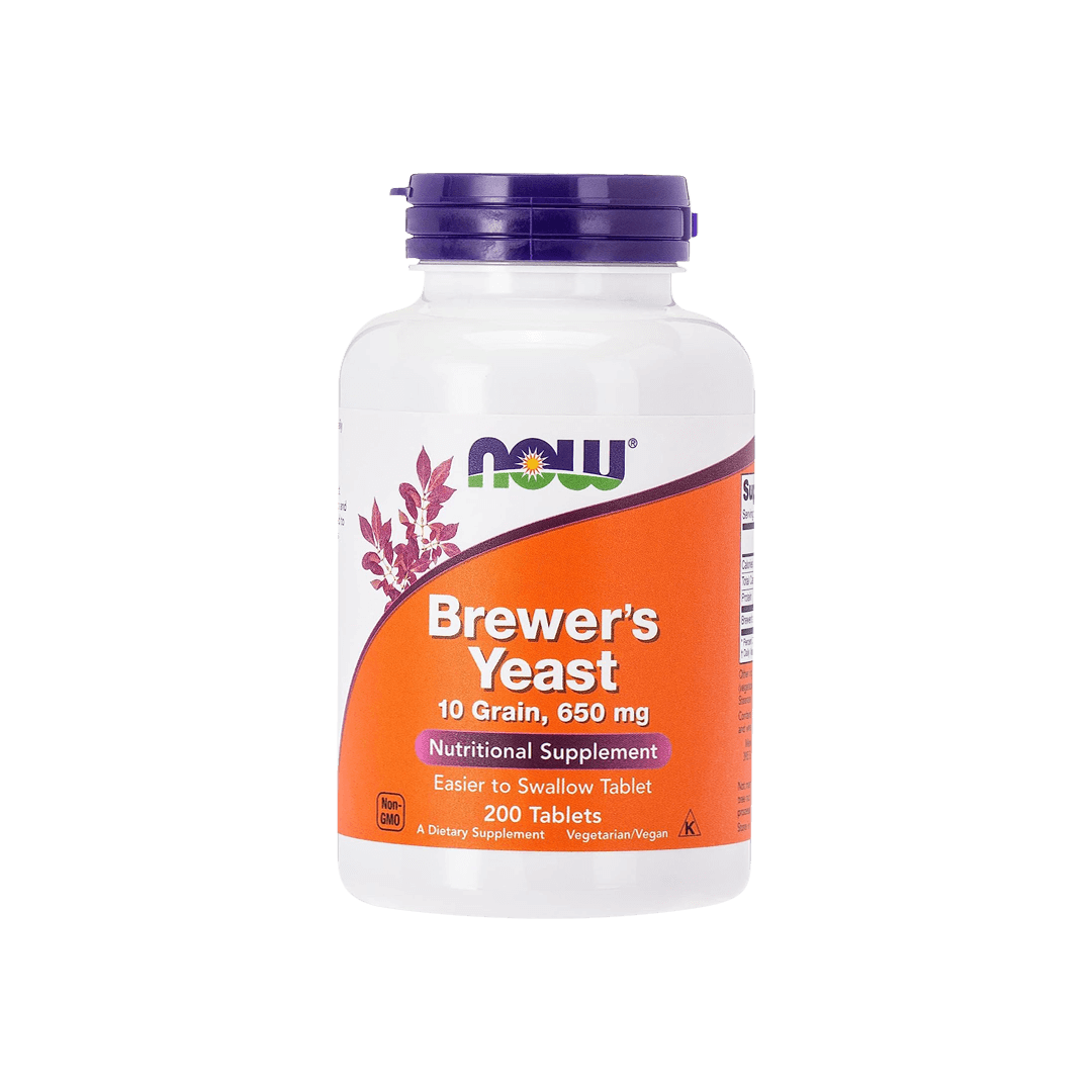 Now Foods Brewers Yeast 650mg 200 Tablets