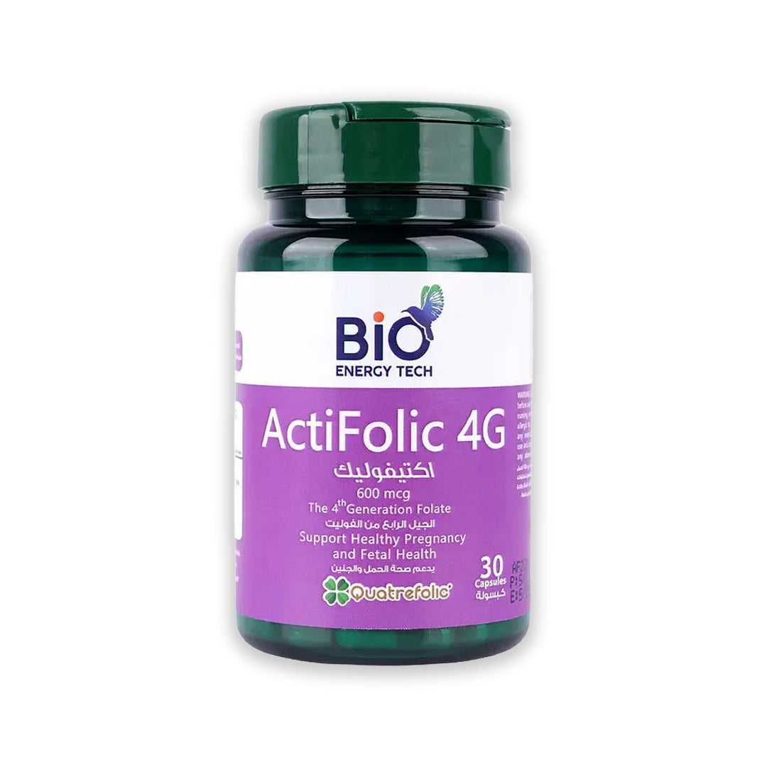 Bio Energy Tech Actifolic 4G 30 Capsules