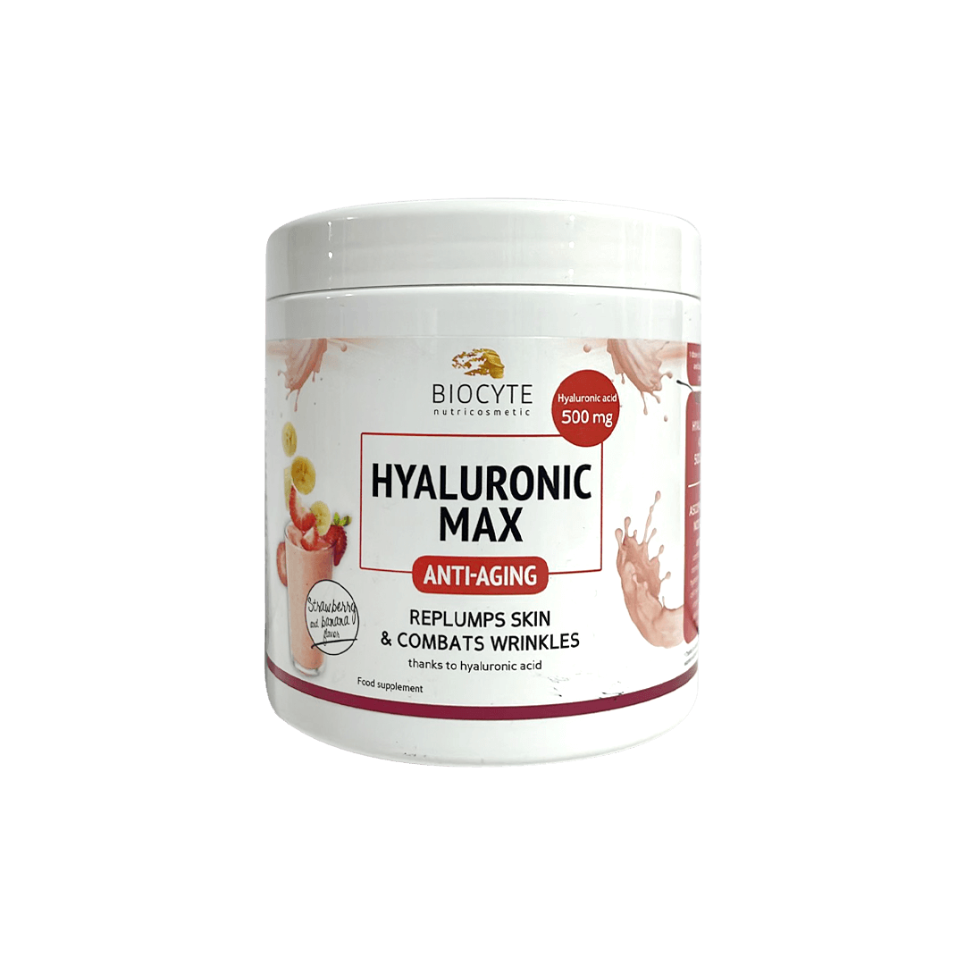 Biocyte Hyaluronic Max Anti Aging Replumos Skin & Combats Wrinkles 500mg