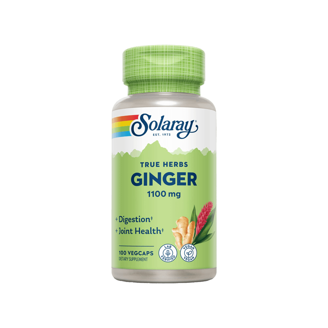 Solaray Ginger 1100mg 100Veg Capsules