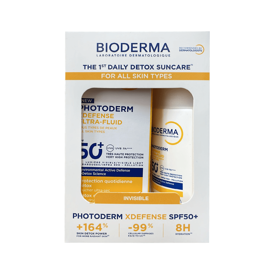 Bioderma Photoderm XDefense Ultra Fluid SPF50+ Invisible (1+1)