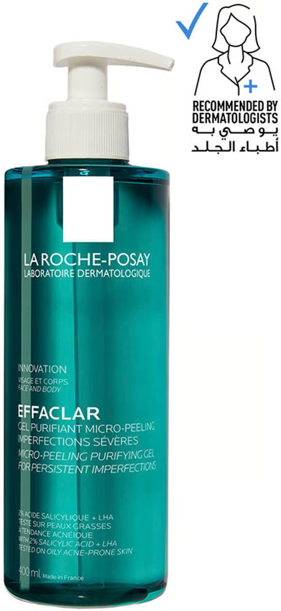 La Roche Posay Effaclar Purifying Foaming Face & Body Cleanser 400 Ml