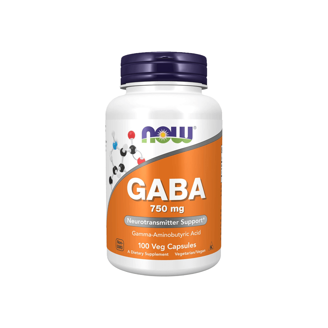 Now Foods Gaba 750Mg 100 VegCaps