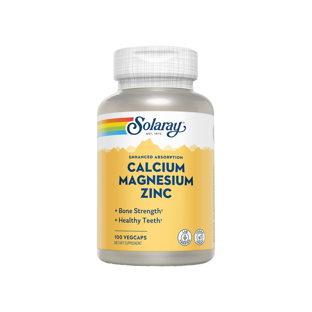 Solaray Calcium Magnesium Zinc 100 VegCaps