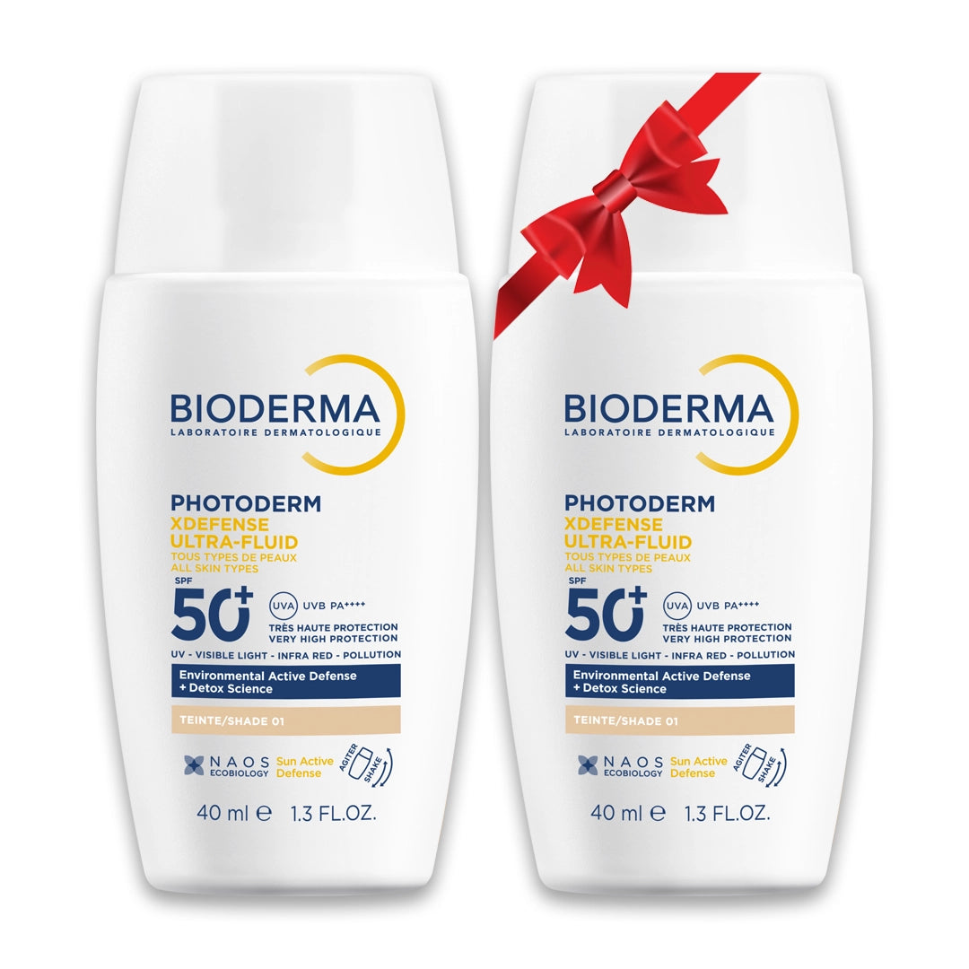 Bioderma Photoderm XDefense Ultra Fluid SPF50+ Teinte 01 (1+1)