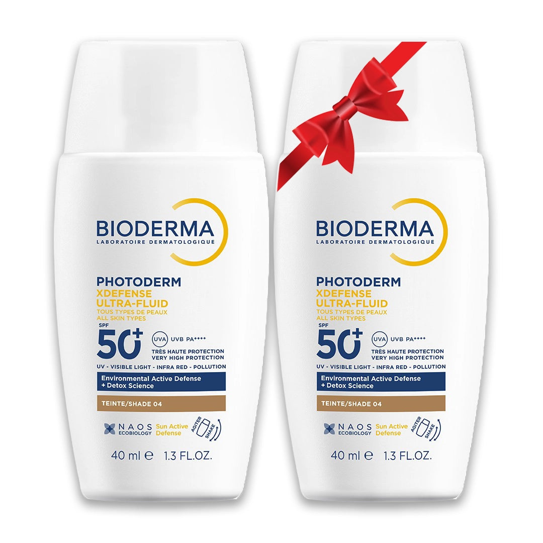 Bioderma Photoderm XDefense Ultra Fluid SPF50+ Teinte 04 (1+1)