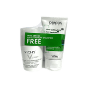 Vichy Deodorant Roll On 48hr + Mini Decros Antidandruff Shampoo
