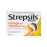 Strepsils Orange with Vitamin C (24 Lozenges)