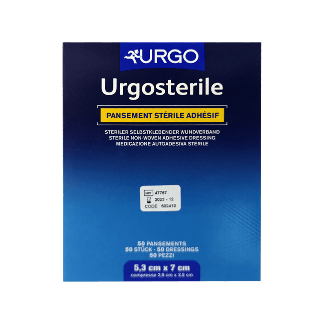 Urgo Sterile 5.3cm X 7cm 50's