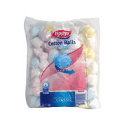 Tippys Coloured Cotton Balls 100 Pieces