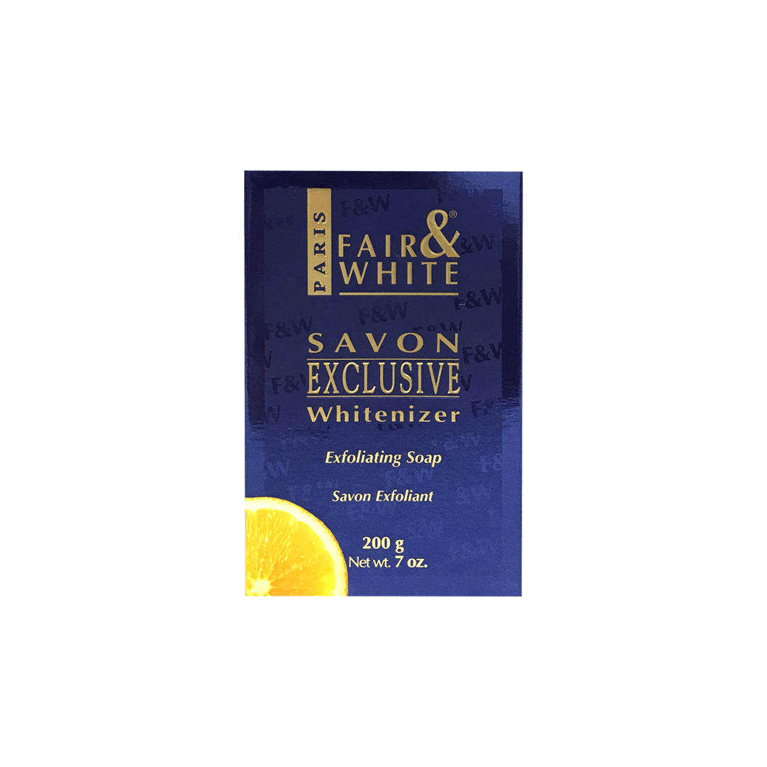Fair & White Savon Exfoliating Soap 200g
