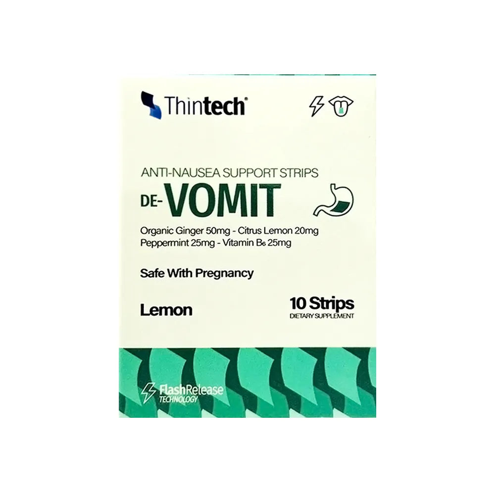 Thintech Anti-Nausea Support De-Vomit Lemon 10 Strips