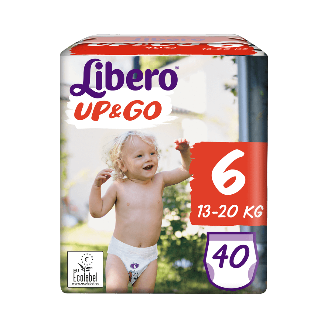 ليبرو حفاظات أطفال شورت رقم 6  (ق 13×20 kg) 40ح