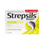 Strepsils Lemon Sugar Free (36 Lozenges)