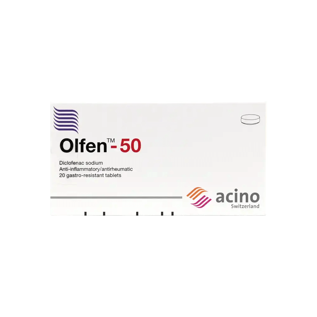 Acino Olfen 50 20 Gastro Resistant Tablets