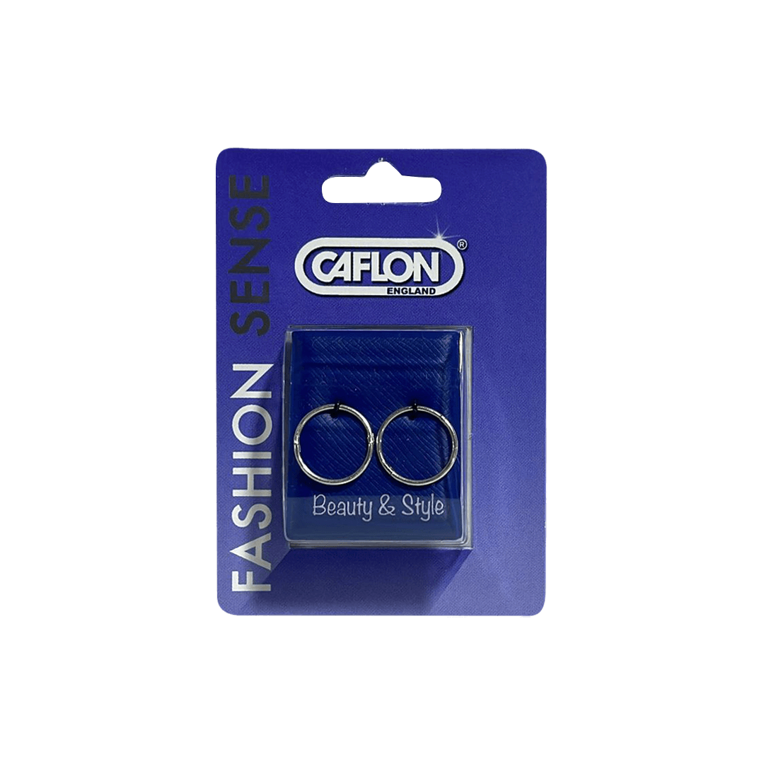 Caflon Fashion Sense .925 Silver 18GA 1/2 Smooth Hinged Hoop