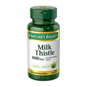 Nature's Bounty Milk Thistle Extract 1000mg Liver Detox & Antioxidant Support 50 Softgels