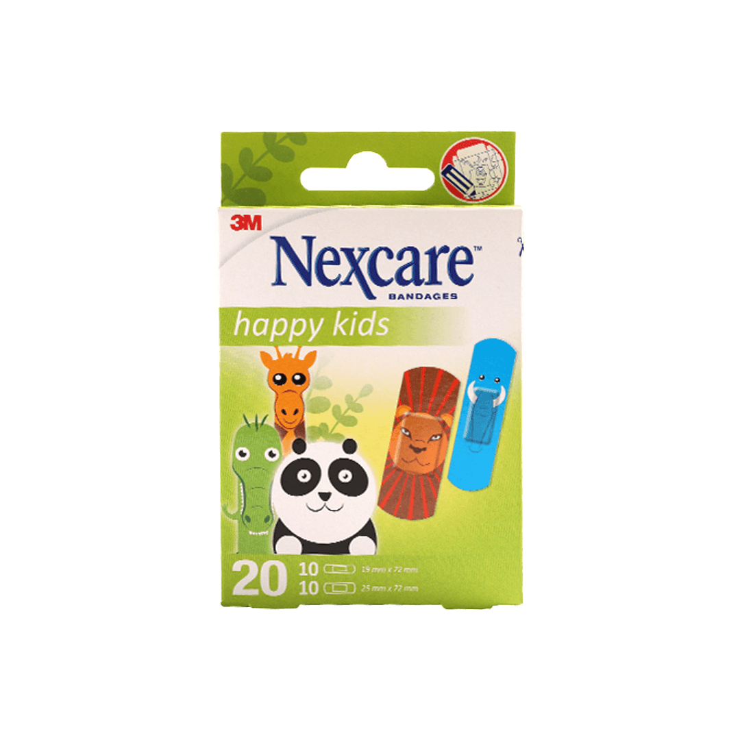Nexcare Happy Kids Assorted 20's