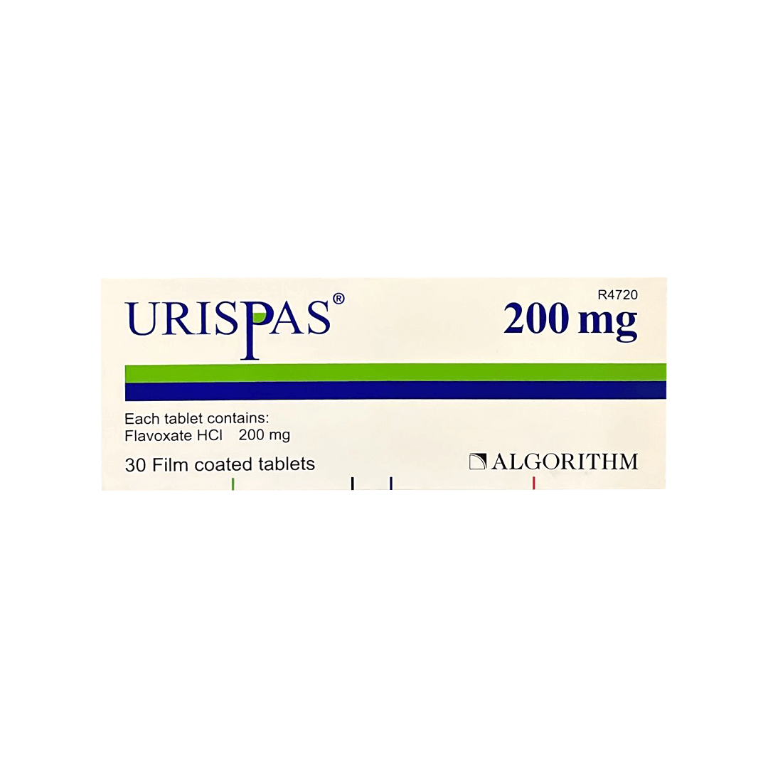 Algorithm Urispas 200mg 30 Film Coated Tablets
