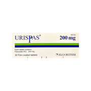 Algorithm Urispas 200mg 30 Film Coated Tablets
