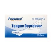 Foyomed New Wooden Tongue Depressor Adult 150mm 100pc/Box (sterilized)