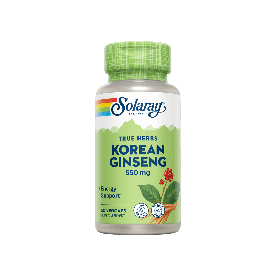 Solaray Korean Ginseng 550mg 50 VegCaps