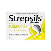 Strepsils Lemon Sugar Free (16 Lozenges)