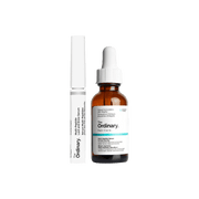 The Ordinary - مجموعة كثافة الشعر والرموش والحواجب - سيروم متعدد الببتيد للرموش والحواجب 1x5 مل + مصل متعدد الببتيد لكثافة الشعر 1x30 مل