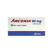 MSD Arcoxia 60mg 28 film coated tablets