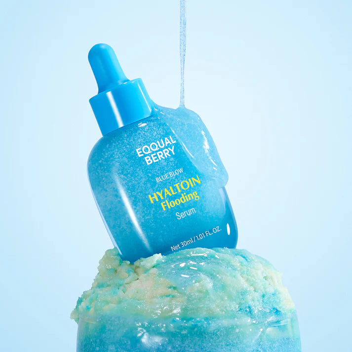EQQUALBERRY Blue Blow Hyaltoin Flooding Hydrating & Plumping Skin Serum 30 Ml