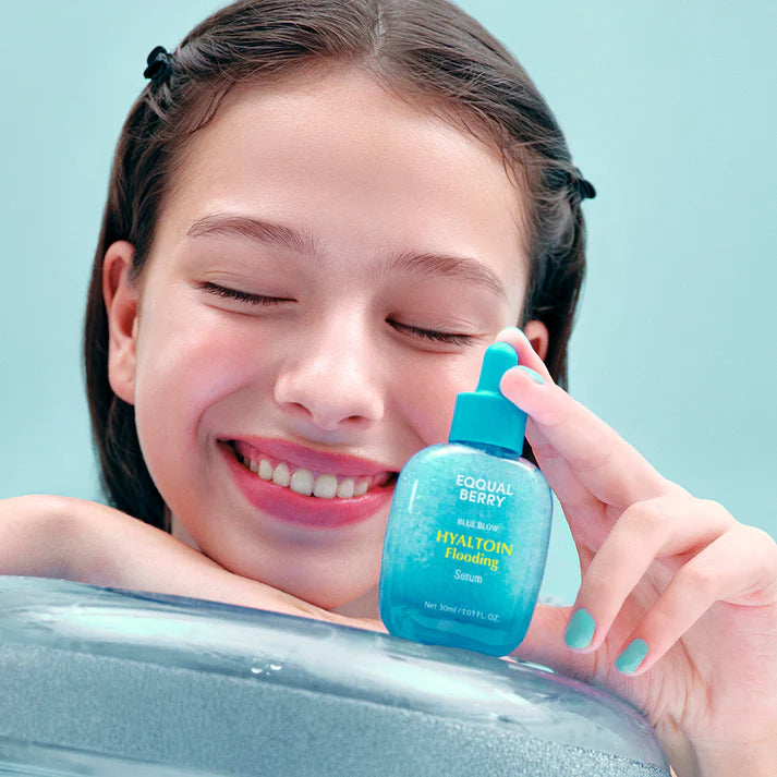 EQQUALBERRY Blue Blow Hyaltoin Flooding Hydrating & Plumping Skin Serum 30 Ml