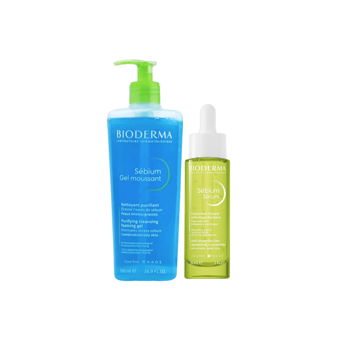 Bioderma Sebium Foaming Gel 200ml + Sebium Serum 30ml