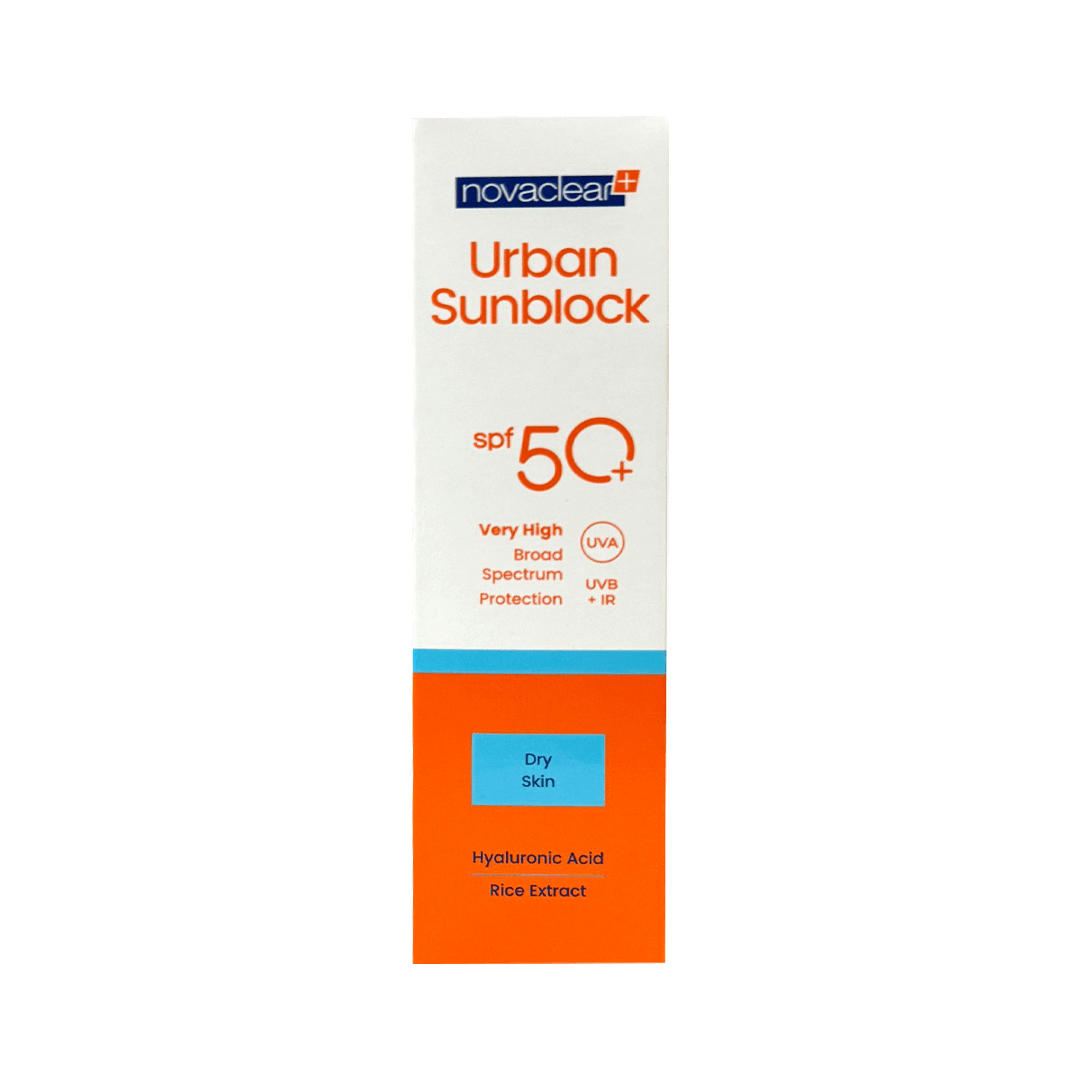نوفاكلير - واقي الشمس الحضري SPF50+ للبشرة الجافة 40 مل