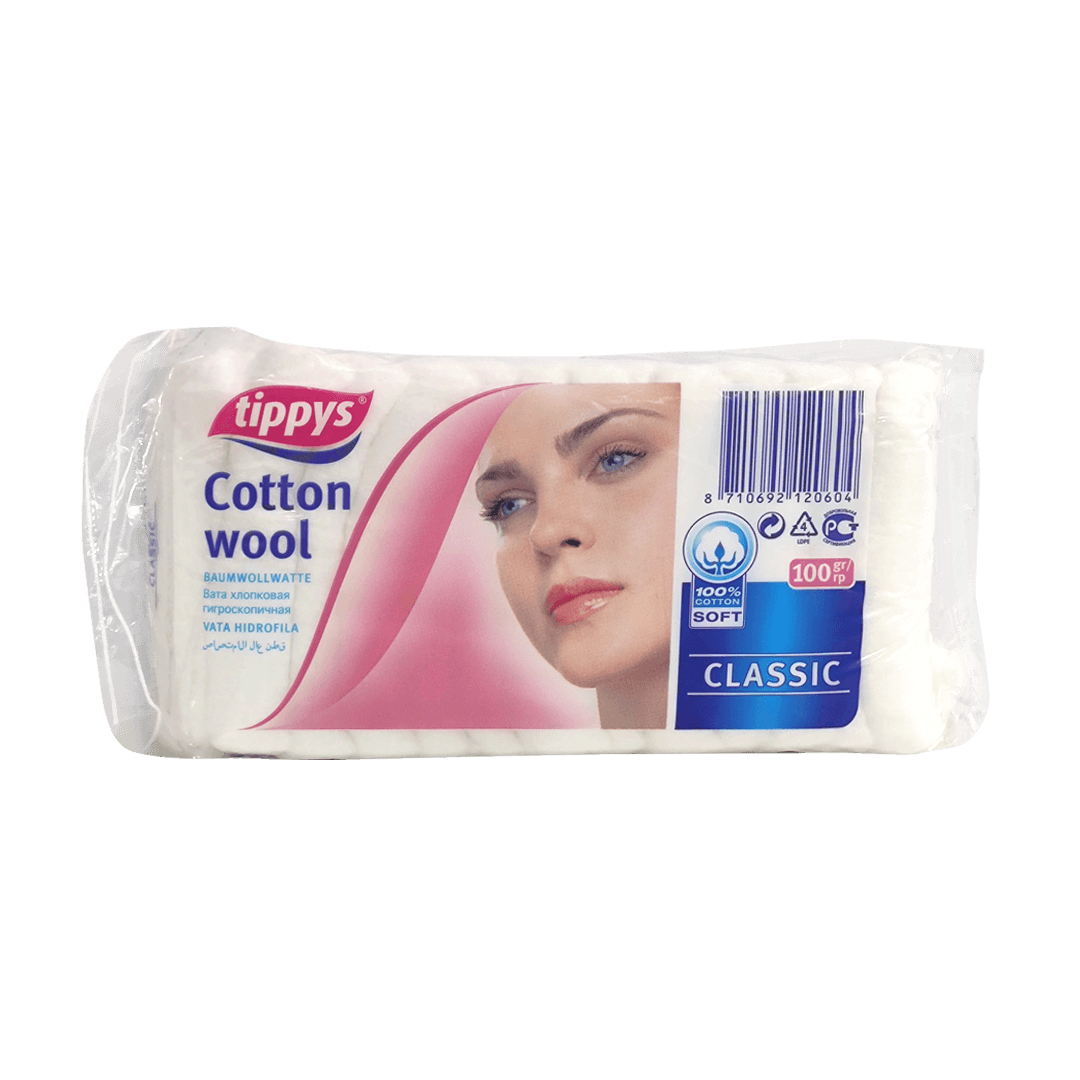 Tippys Cotton Wool 100gm