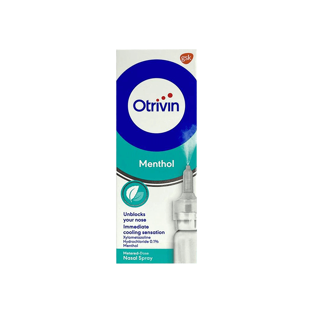 Otrivin Nasal Spray Metered Dose 0.1% Menthol