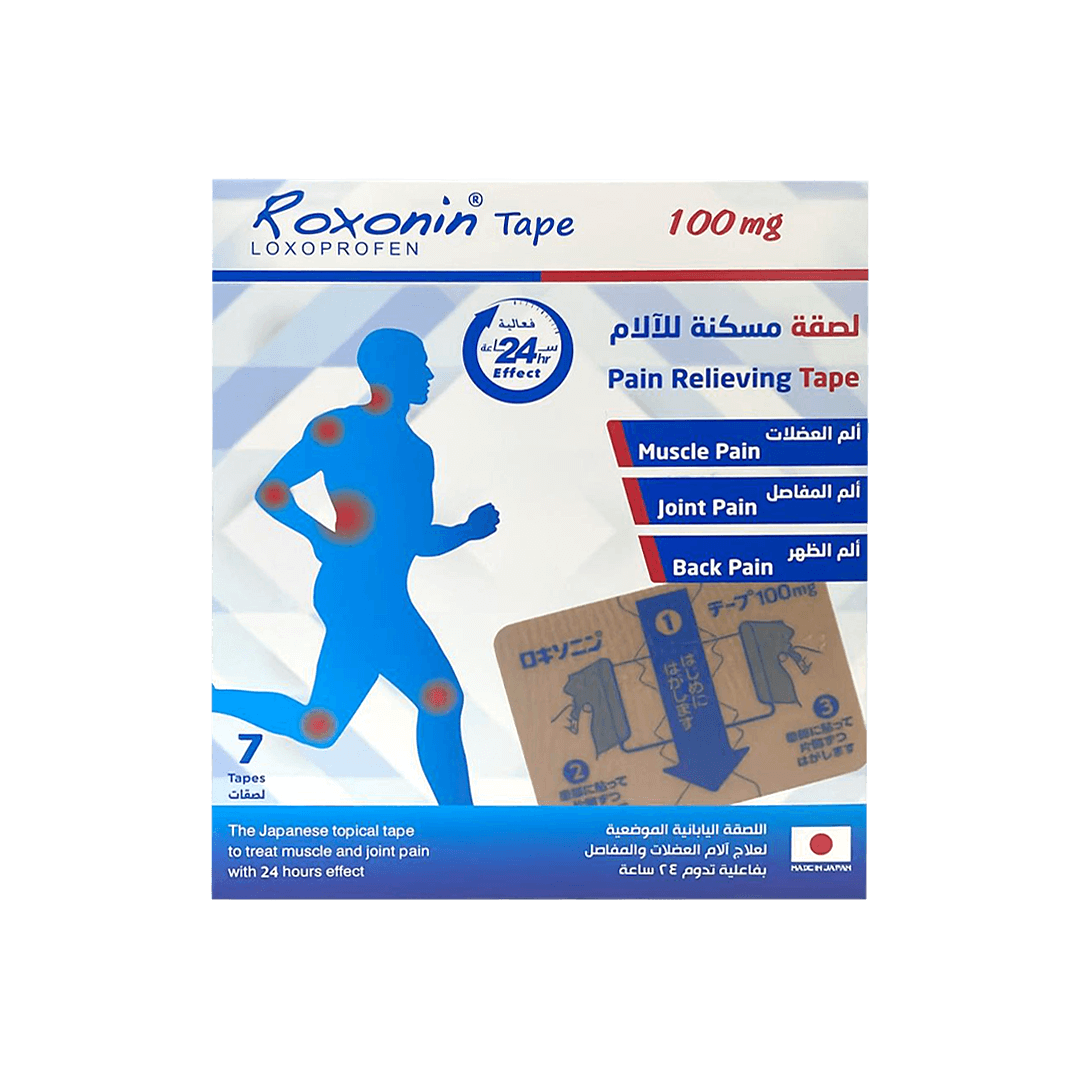 Loxoprofen Roxonin Pain Relieving Tape 100mg 7 Tapes
