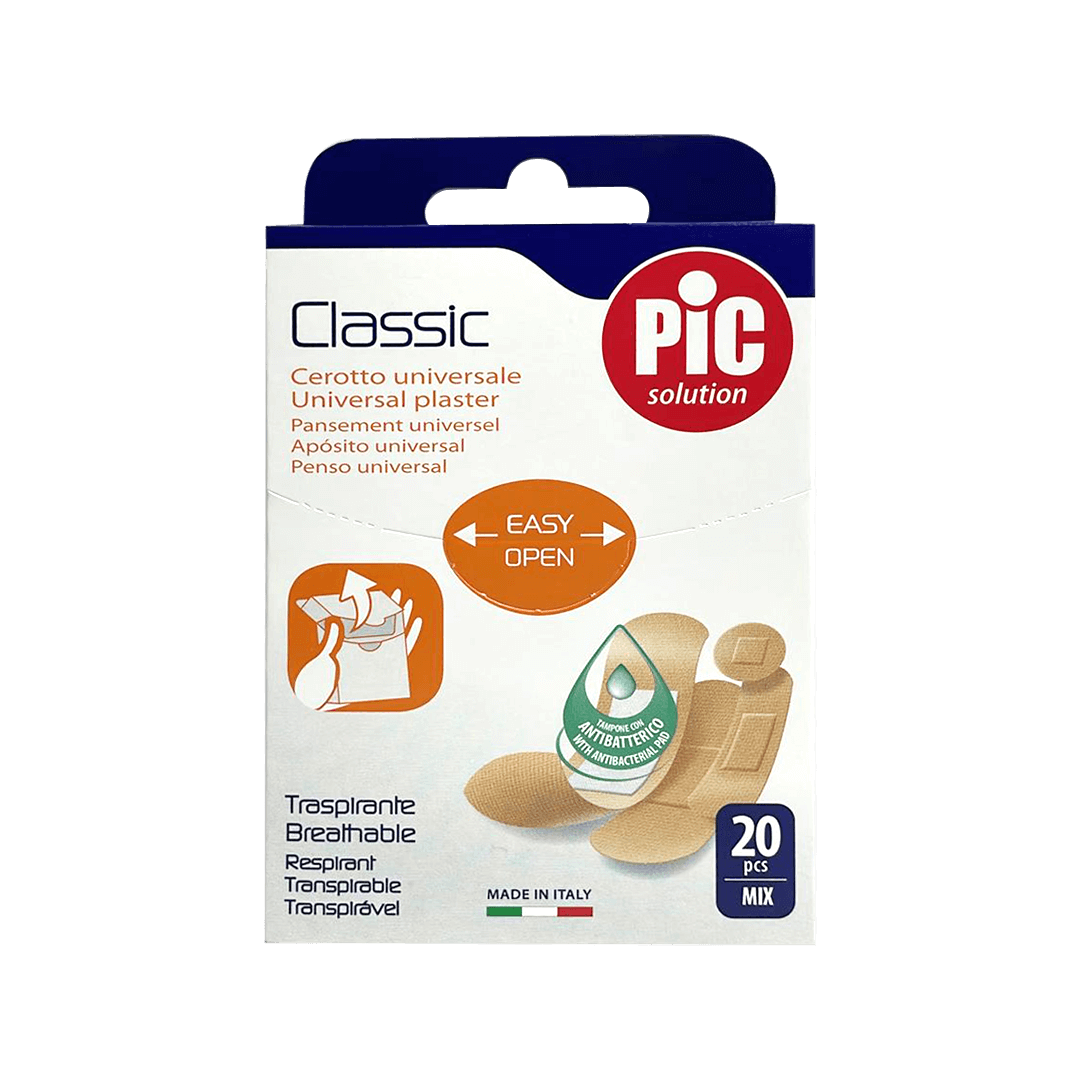 Pic Classic Antibacterial Plasters 20pcs