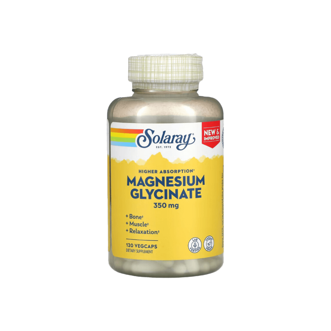 Solaray Magnesium Glycinate 350mg 120 VegCaps